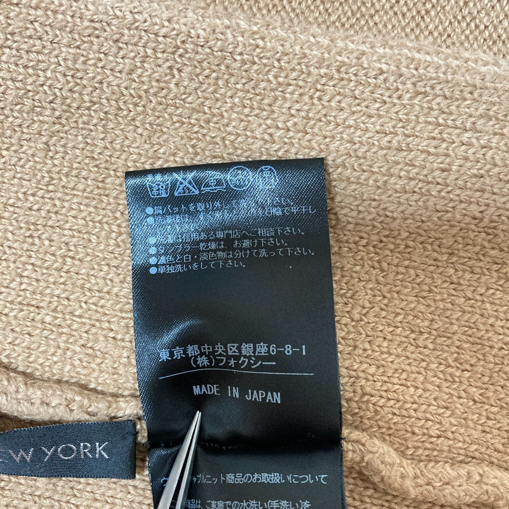 フォクシーニューヨーク ウォッシャブルニットジャケット