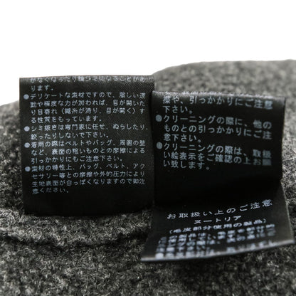 フォクシー ヌートリアファー ウールシルクカシミヤ ニットロングコート