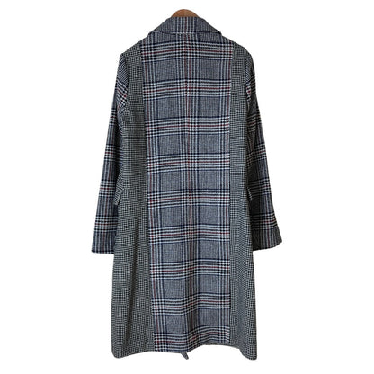ギャップ MIXEDPLAID COAT ウールブレンドコート