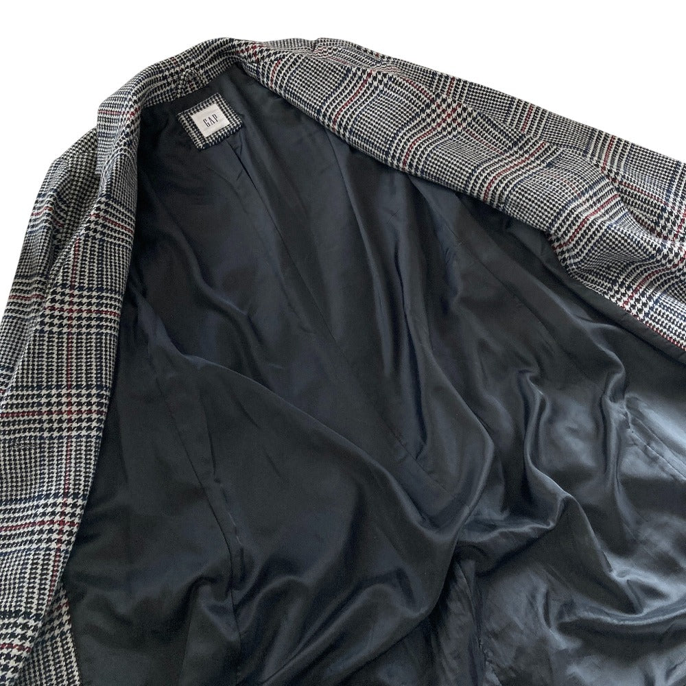 ギャップ MIXEDPLAID COAT ウールブレンドコート
