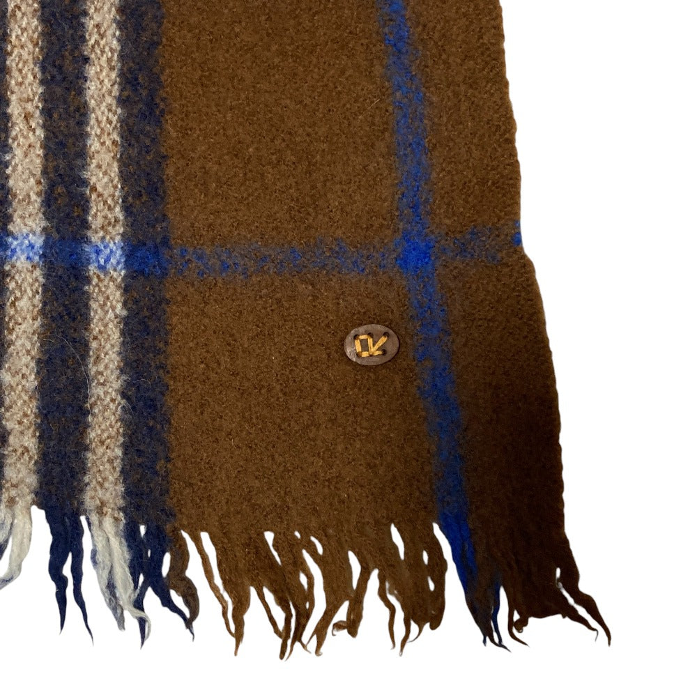 フォーティファイブアール チェックウールマフラー