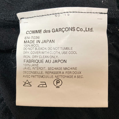 コムデギャルソン ウールニットワイドパンツ