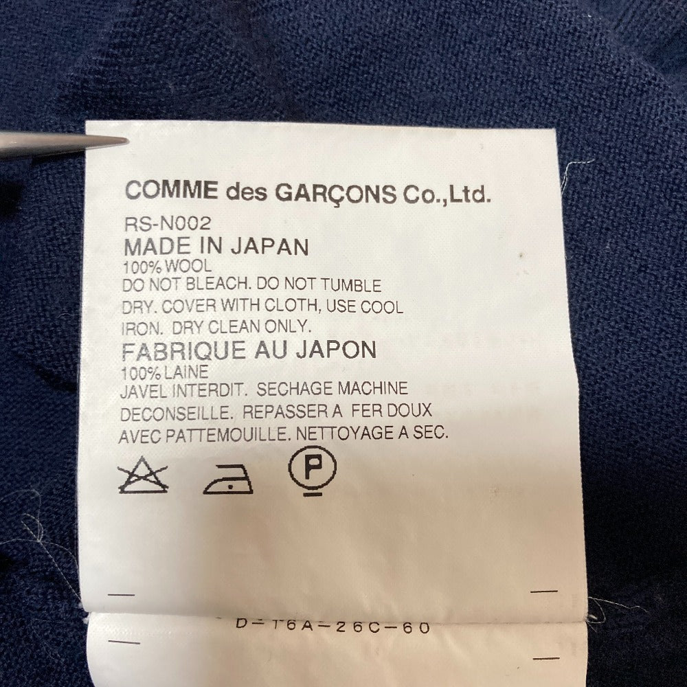 コムデギャルソンコムデギャルソン ウールニットカットソー
