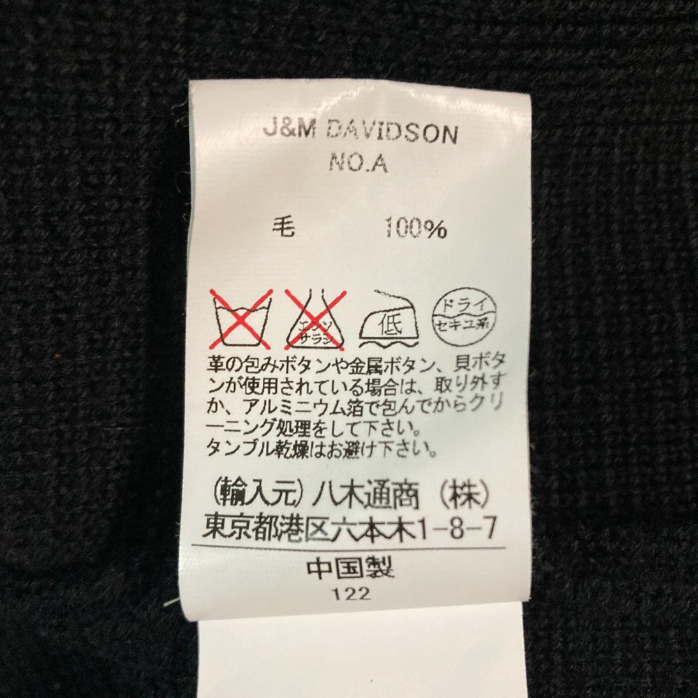 ジェイアンドエムデヴィッドソンノーカラーニットコート
