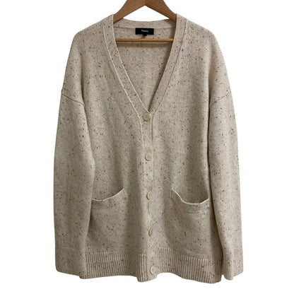 セオリー WOOLCASH DONEGAL ウールカシミヤカーディガン