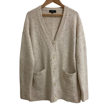 セオリー WOOLCASH DONEGAL ウールカシミヤカーディガン