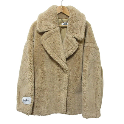 ジャッキー テディベア フェイクシアリングショートコート