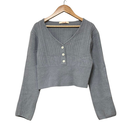 バッカ ウールカシミアショートニット
