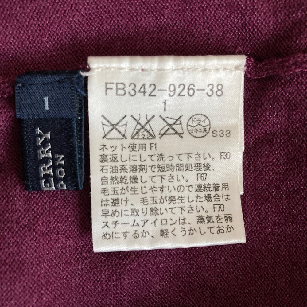 バーバリー ウールハイネックニットセーター