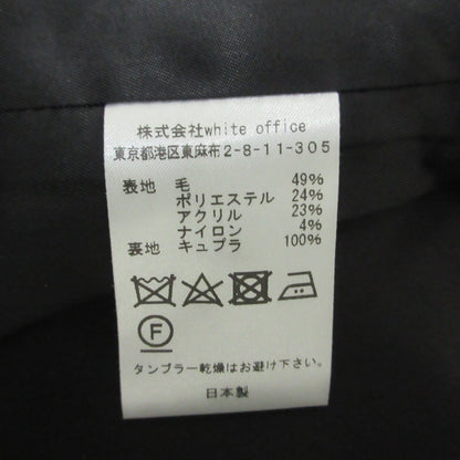 クチュールドアダム グレンチェック ウールコート
