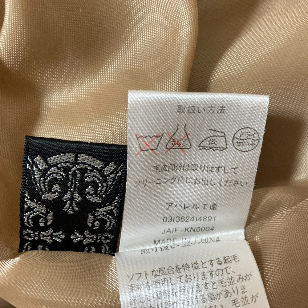 ラベイユ フォックスファー ピュアカシミヤコート