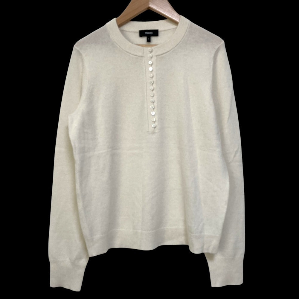 セオリー CASHMERE BTN PLKT HENLEY カシミヤニット