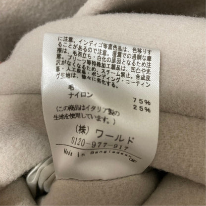 アンタイトル ウールブレンドコート