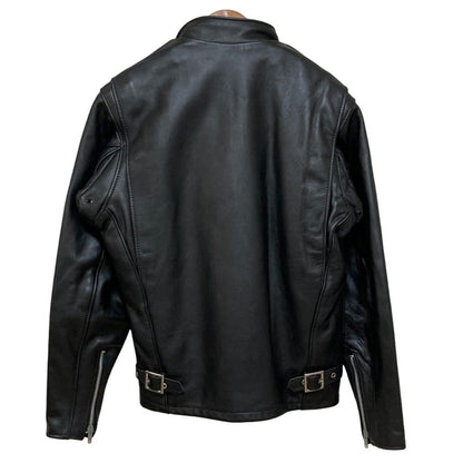 ショット 641レザーシングルライダースジャケットライナー付き