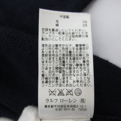 ラルフローレン ブラックレーベル カシミヤシルク半袖ニット