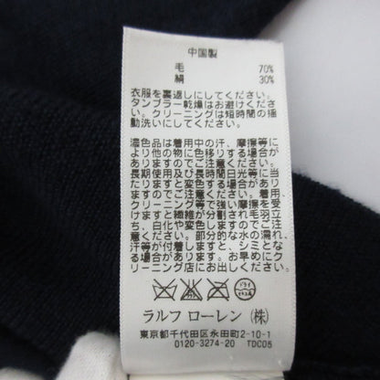 ラルフローレン ブラックレーベル カシミヤシルク半袖ニット