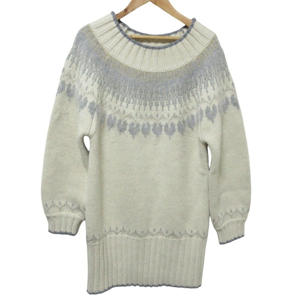 ハーリップトゥ Heart Fair Isle Knit ミニワンピース