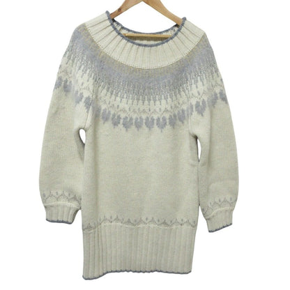 ハーリップトゥ Heart Fair Isle Knit ミニワンピース