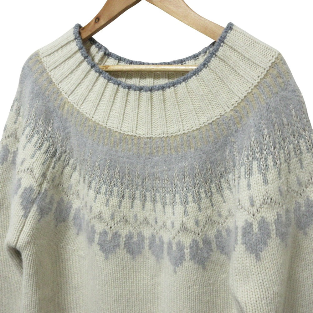 ハーリップトゥ Heart Fair Isle Knit ミニワンピース