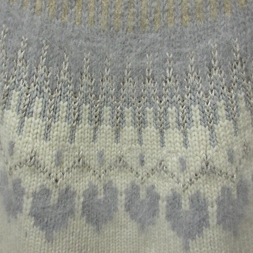 ハーリップトゥ Heart Fair Isle Knit ミニワンピース