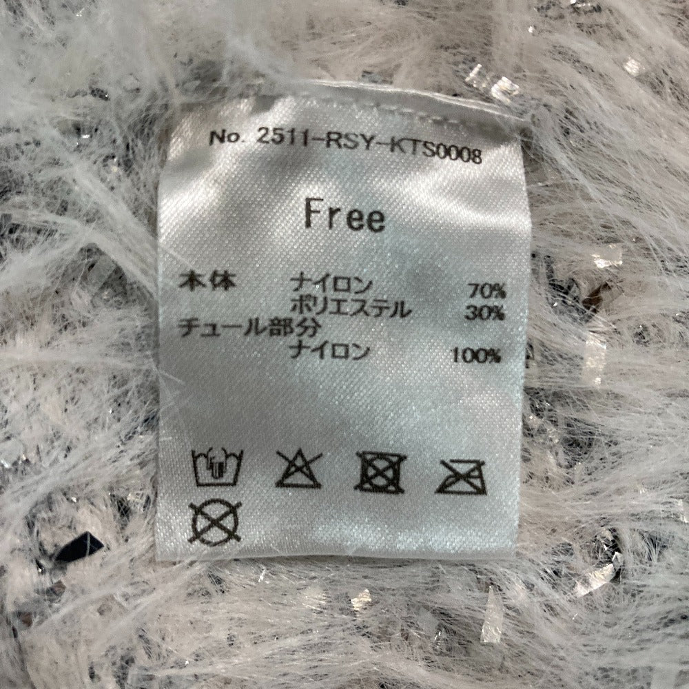 ロージールーチェ シルバーグリッター ニットプルオーバー