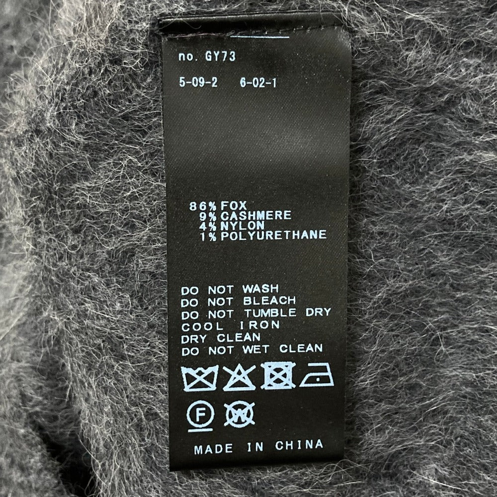 ノーブル フォックスカシミヤノースリーブニットベスト
