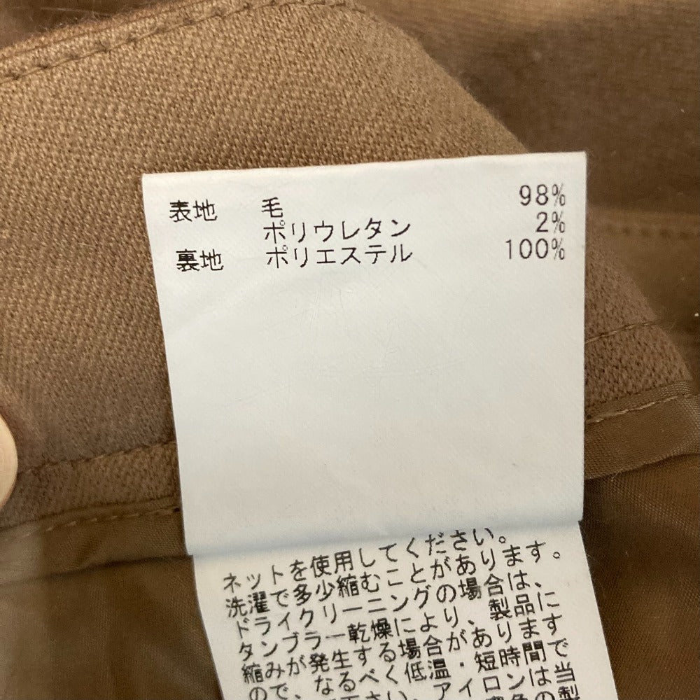 アナイ ウールストレッチテーパードパンツ
