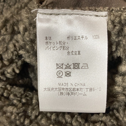 トラッゾドンナ リバーシブルフェイクムートンコート