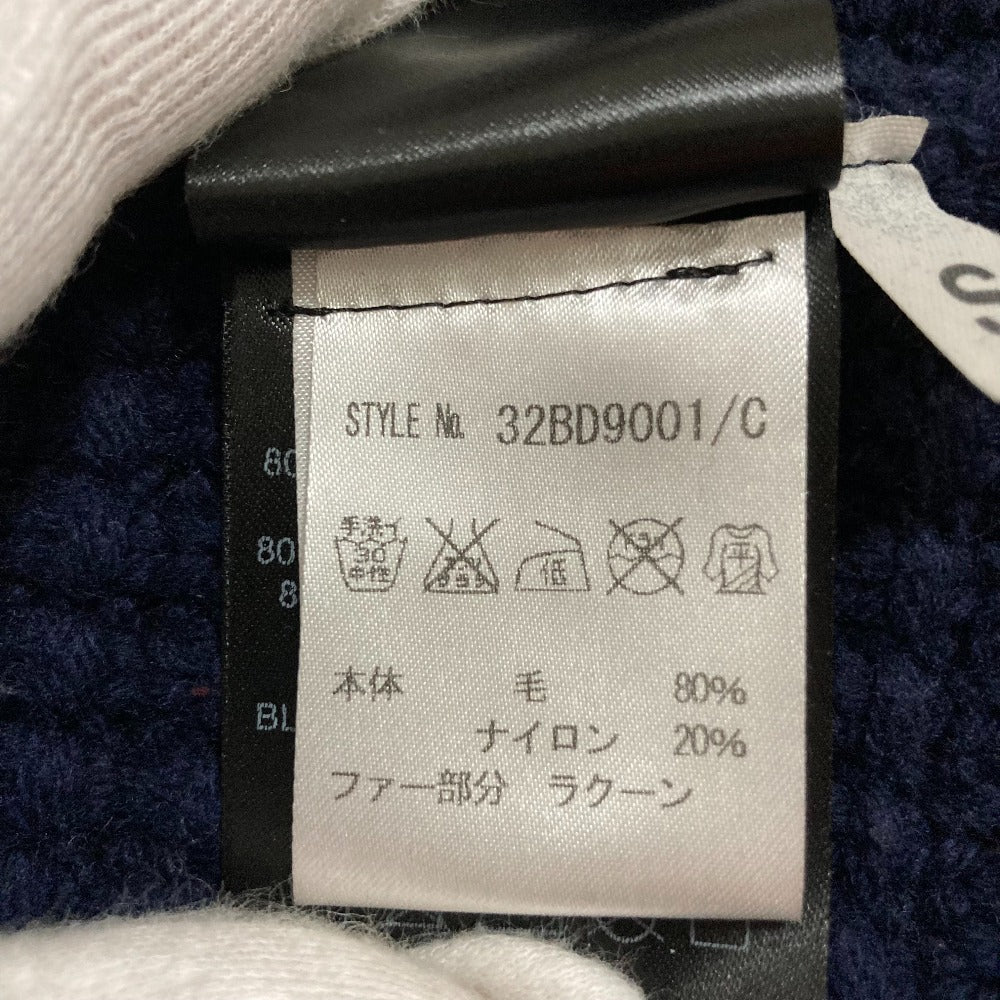 バーク フーデッドニットダッフルコート