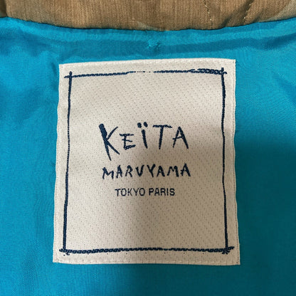 ケイタマルヤマ バタフライプリントカモフラキルティングジャケット
