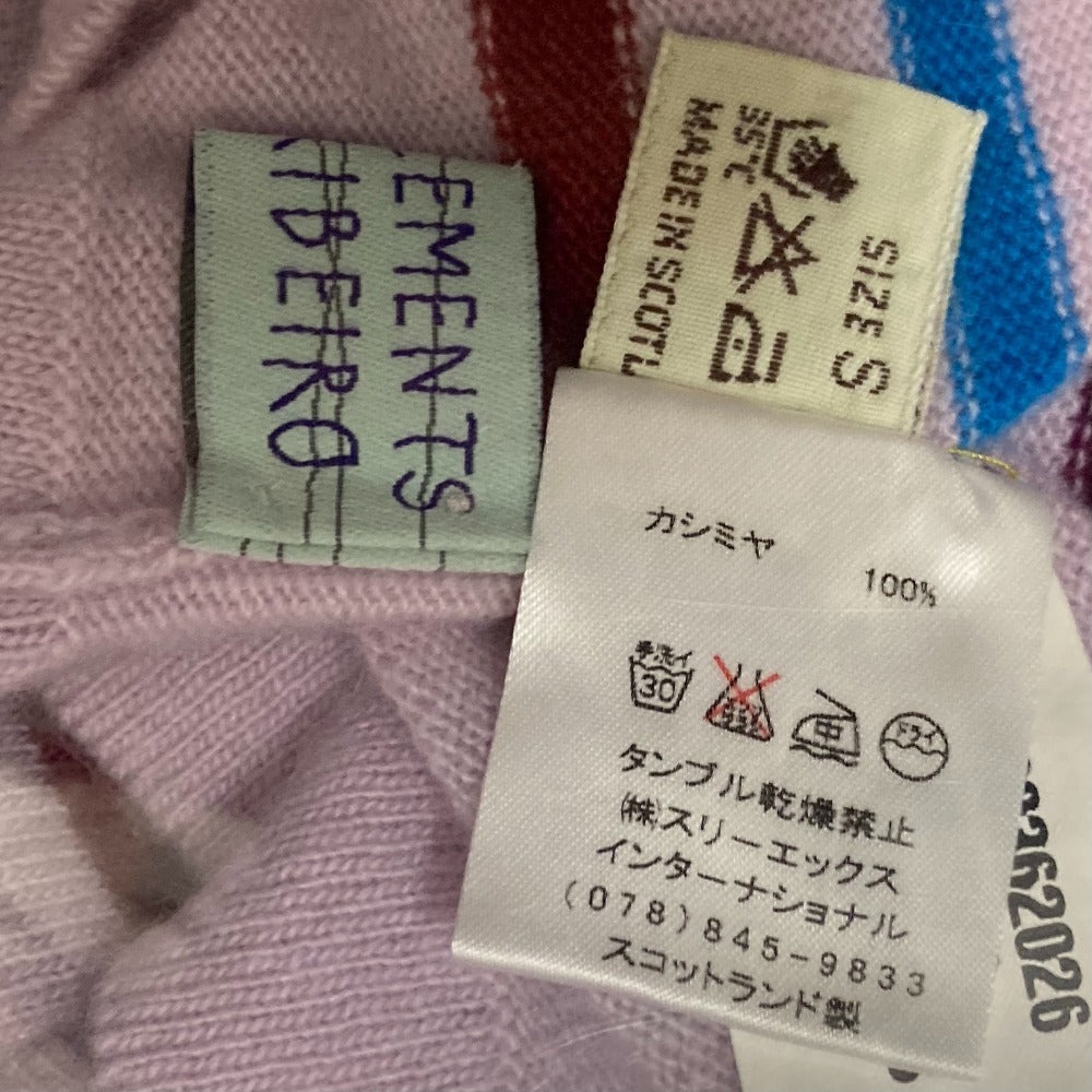 クレメンツリベイロ カシミヤ100% ノースリーブタートルネックニット