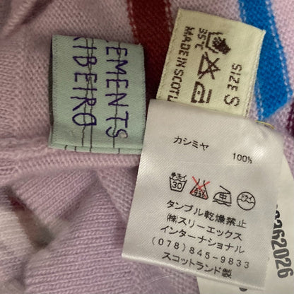 クレメンツリベイロ カシミヤ100% ノースリーブタートルネックニット