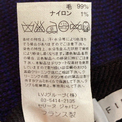 セリーヌ ウールプリーツスカート