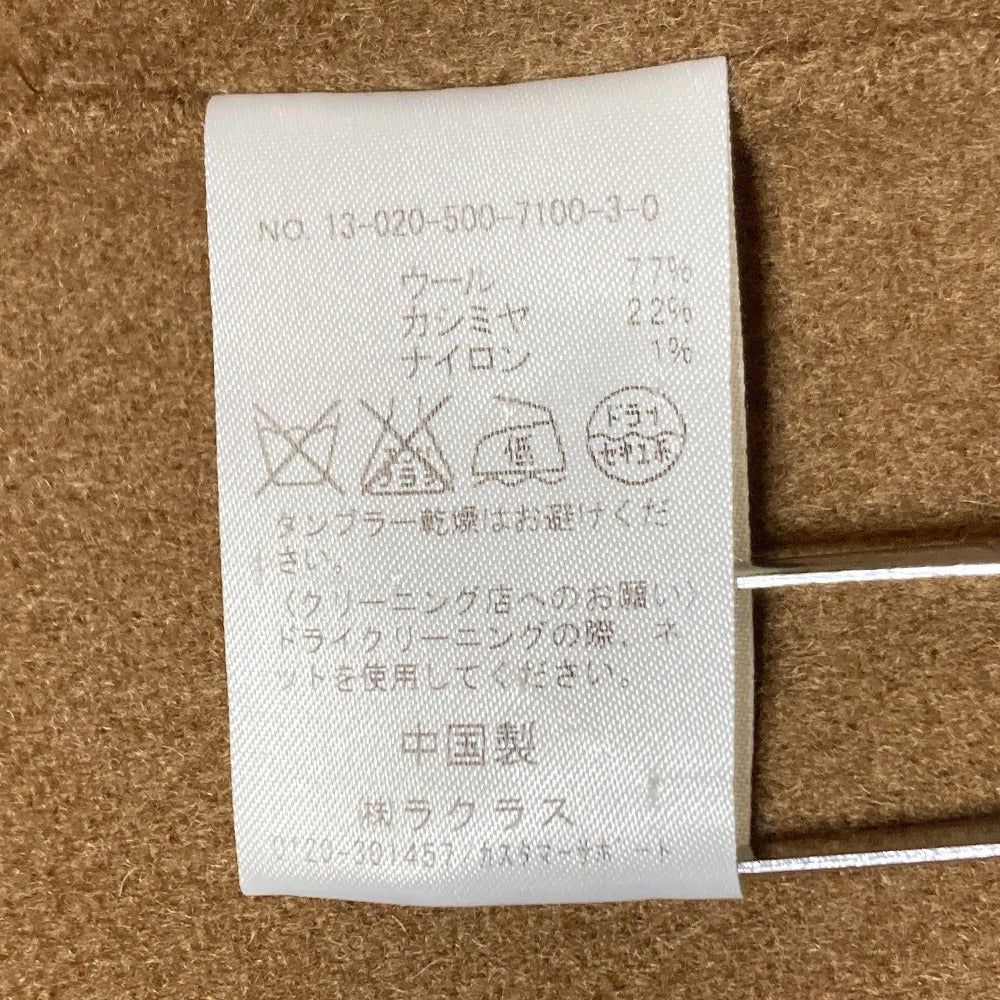 ミューズドゥドゥーズィエムクラス カシミヤブレンドノーカラーコート
