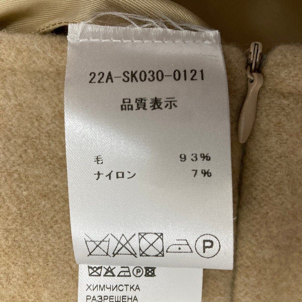 パトゥ ウールAラインミニスカート