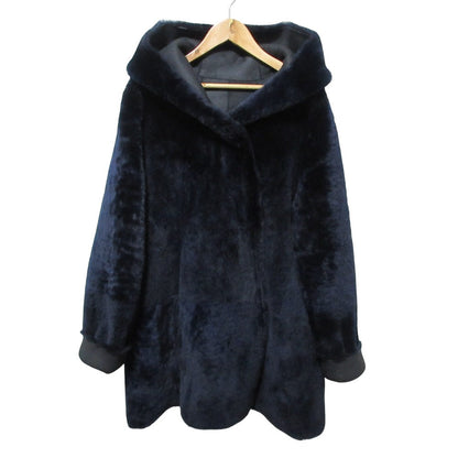 セオリー SILKY NAPPALAN CLAIRENE F ムートンリバーシブルコート