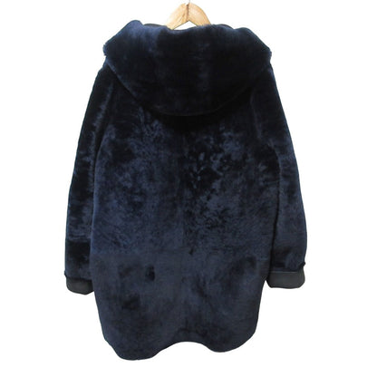 セオリー SILKY NAPPALAN CLAIRENE F ムートンリバーシブルコート