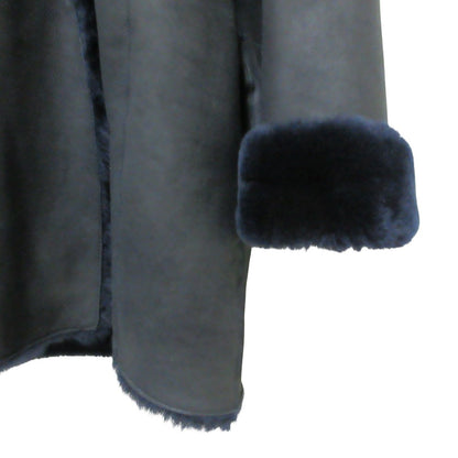 セオリー SILKY NAPPALAN CLAIRENE F ムートンリバーシブルコート