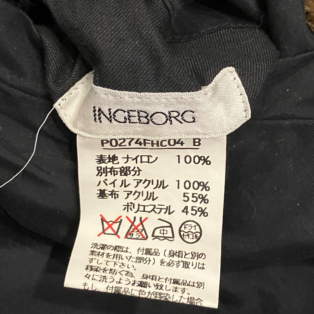 インゲボルグ リバーシブルレオパード柄パイルコート