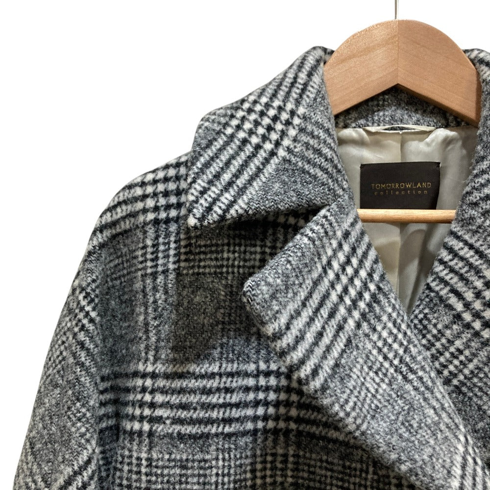 トゥモローランドコレクション ブロークングレンチェックダブルブレストコート