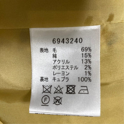 ルネ ノーカラーツイードコート