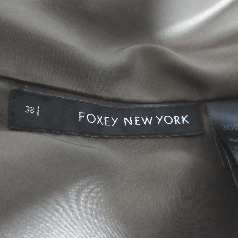 フォクシーニューヨーク Rainy Cushion パデッドフーデッドコート