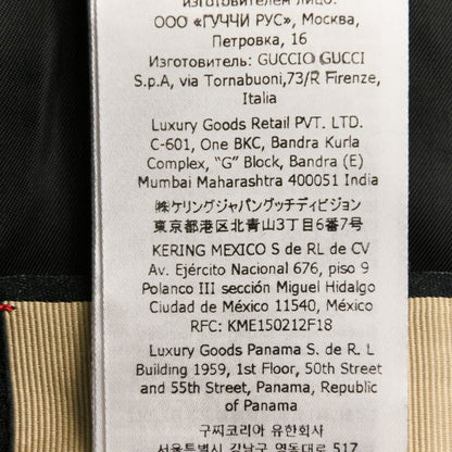 グッチ GGエンボス レザーボンバージャケット