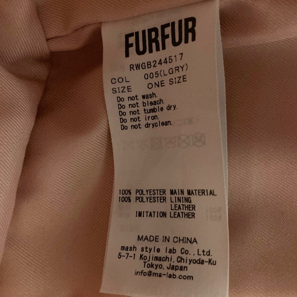 ファーファー エコファーハンドバッグ