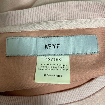 AFYF スエードライクプルオーバートップス