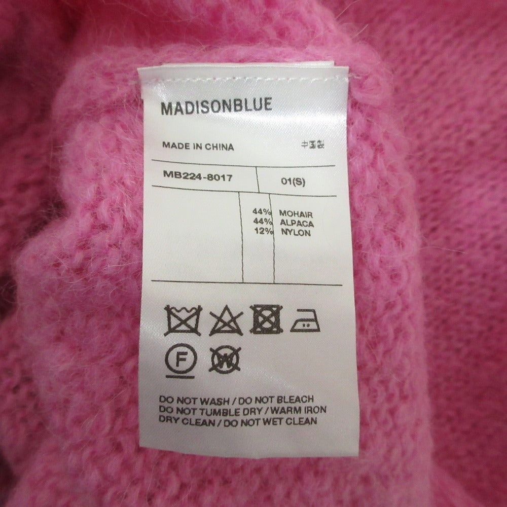 マディソンブルー LOOSE BIG V CD MOHAIRニットカーディガン