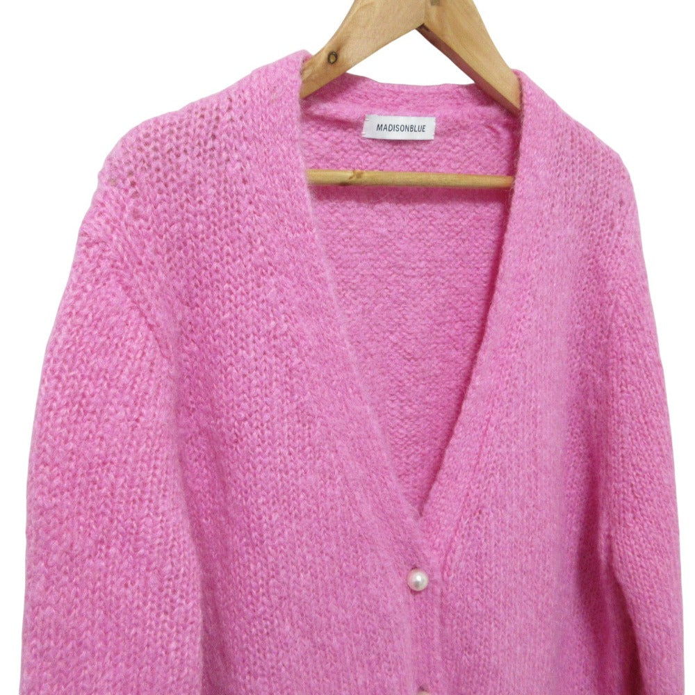 マディソンブルー LOOSE BIG V CD MOHAIRニットカーディガン