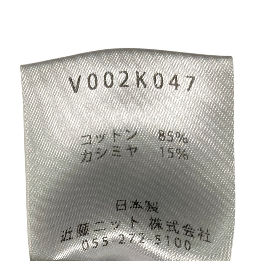 エヴァムエヴァ コットンカシミヤタートルネックニット