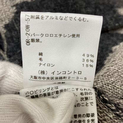 ヴィヴィアンウエストウッドレッドレーベル ジャガードニットコート
