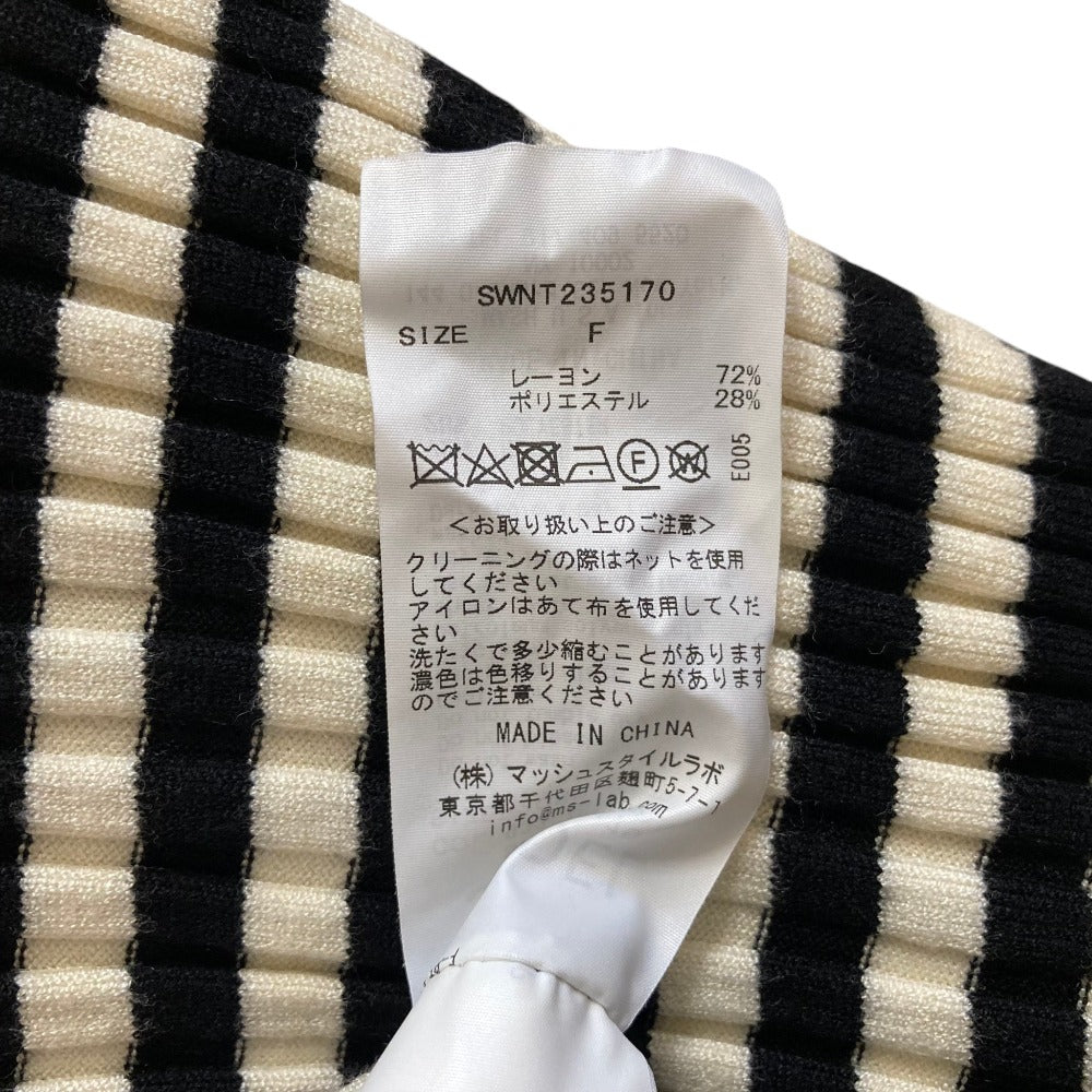 スナイデル リブタートルニット